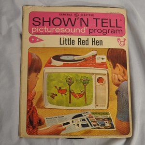 *CLOSE OUT* vintage Show N Tell picturesound 1965 the Little Red Hen (145w)